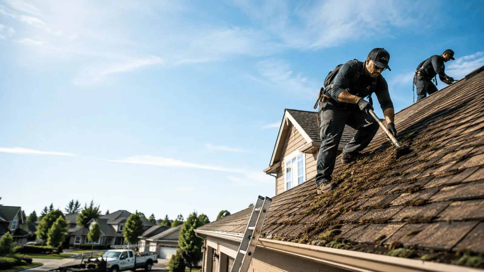 Roof Moss Removal in Paris, MO near me